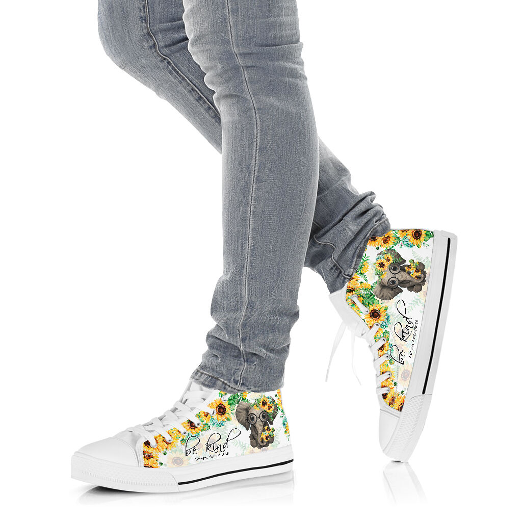 Be Kind - Autism Awareness High Top Shoes 0622