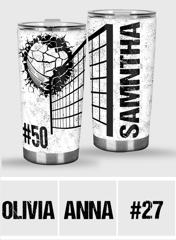Volleyball Net - Personalized Volleyball Tumbler