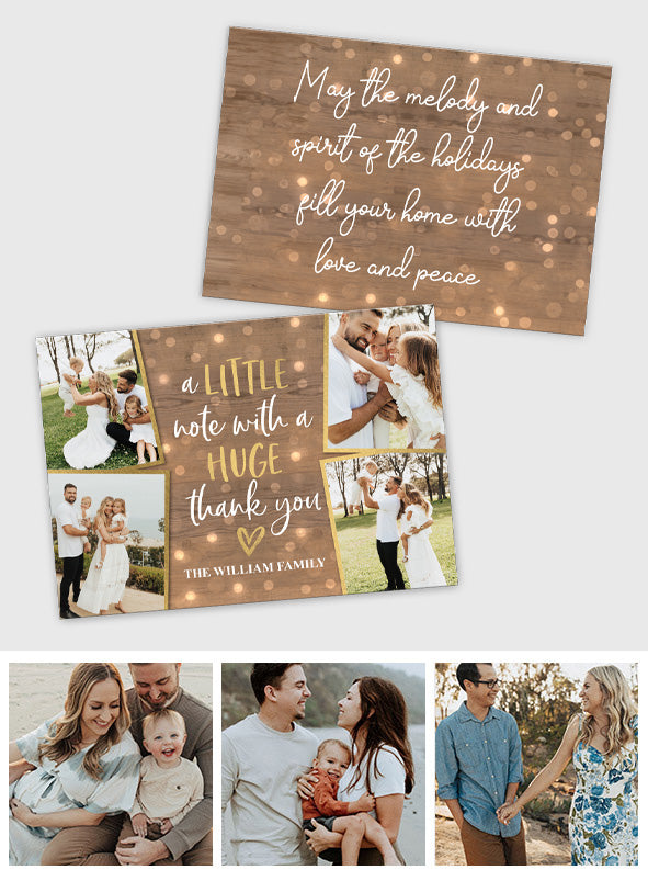 A Little Note - Personalized Greeting Card