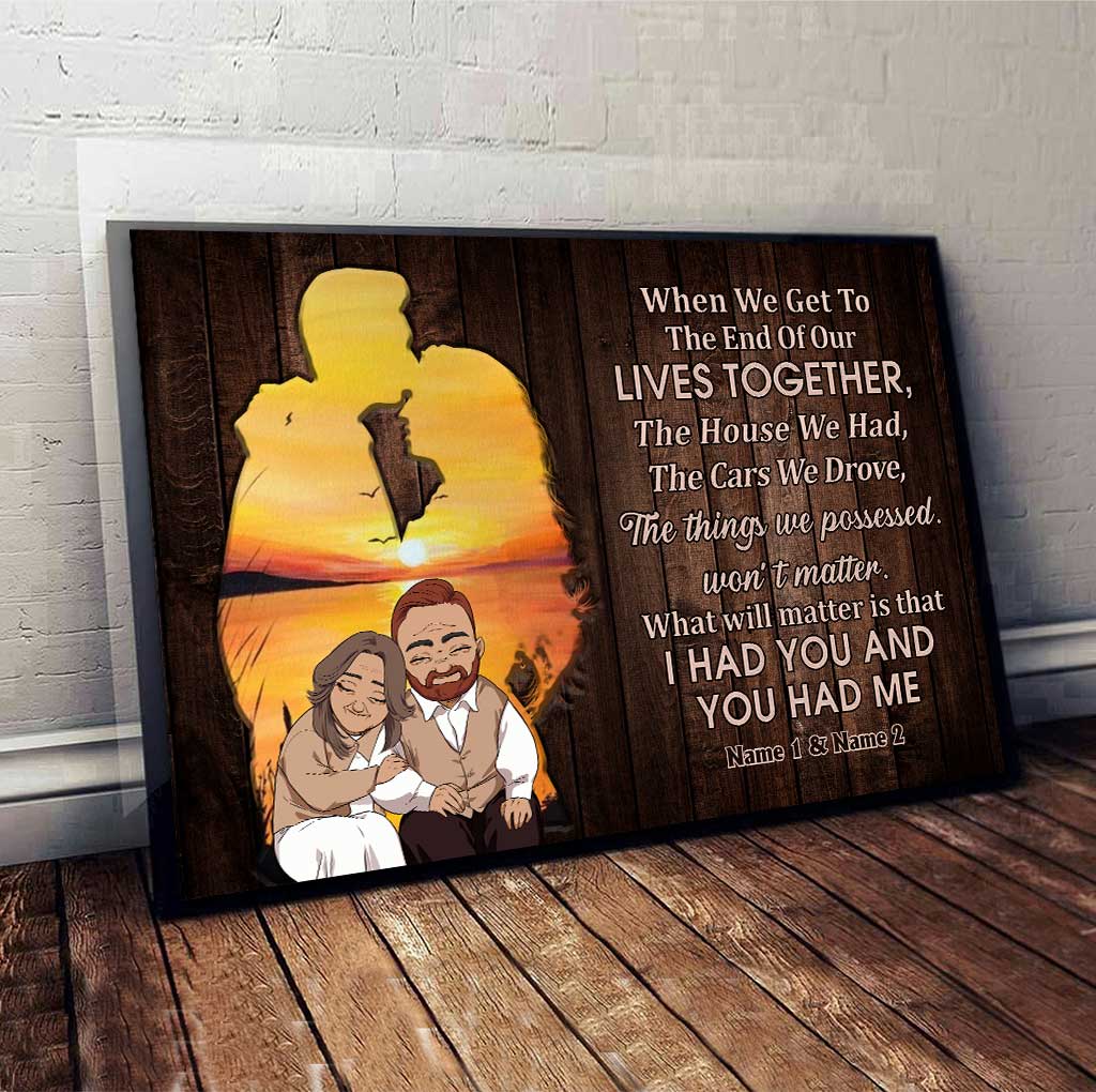 Disover When We Get To The End - Personalized Couple Poster