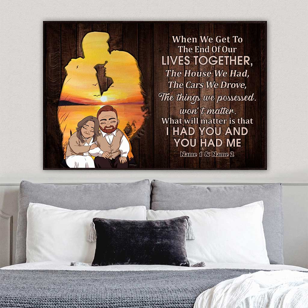 Disover When We Get To The End - Personalized Couple Poster