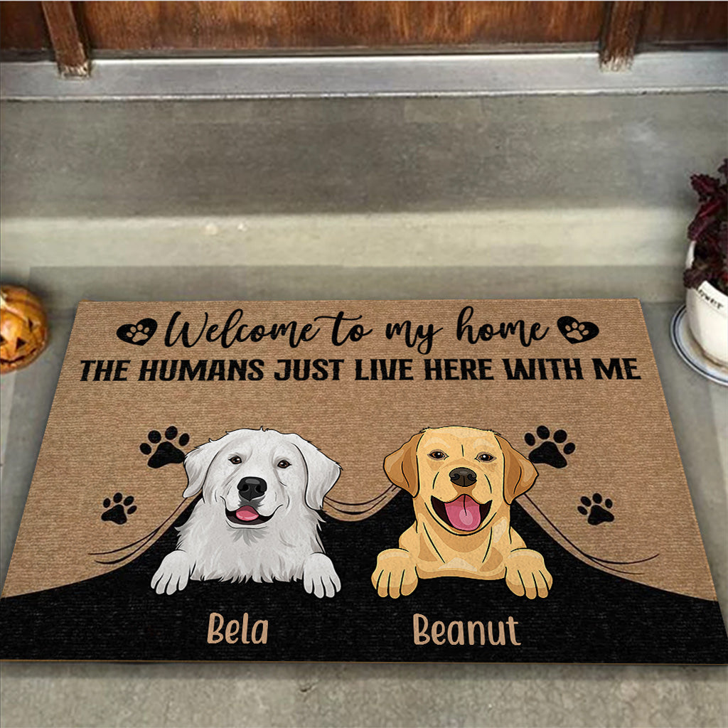 Welcome To Our Home - Personalized Dog Doormat