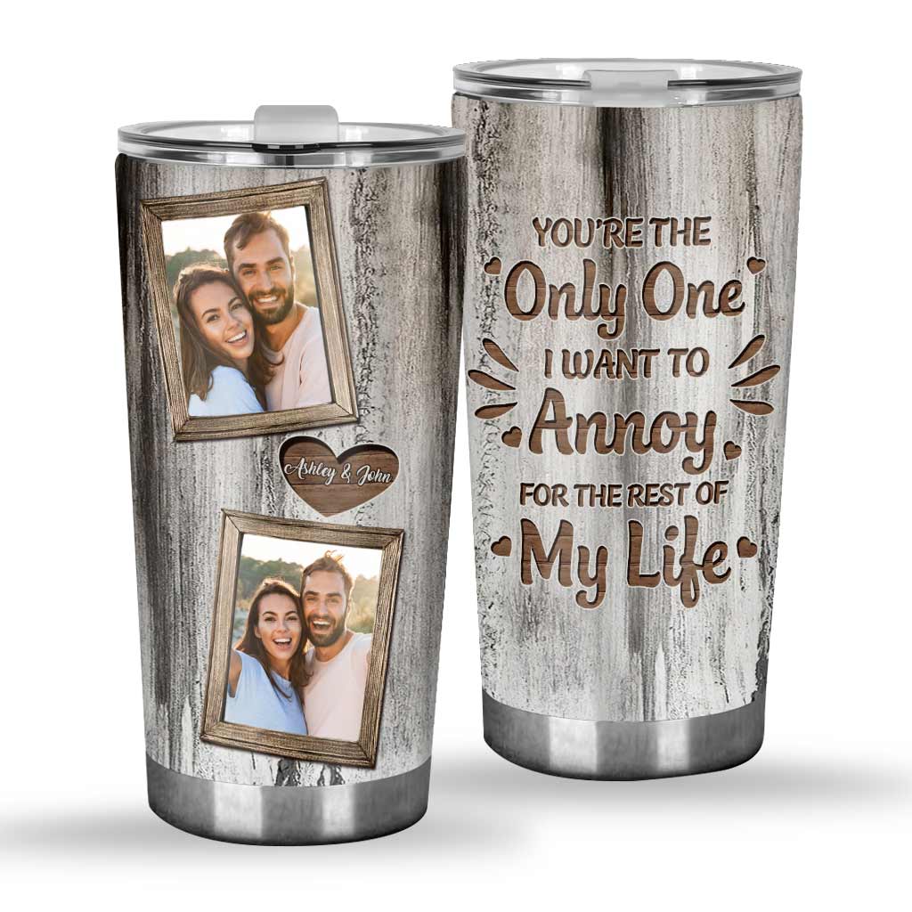 You Are The Only One - Personalized Couple Couple Tumbler