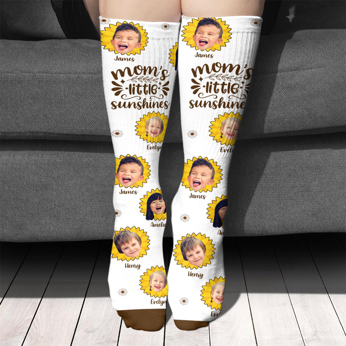 Hello Sunshine - Personalized Mother's Day Mother Socks