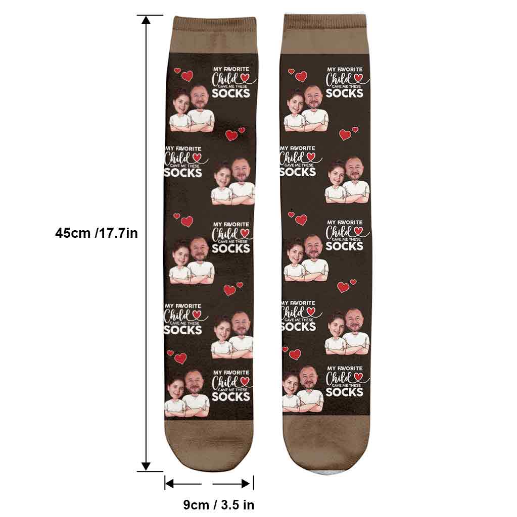 My Favorite Child - Personalized Father's Day Father Socks