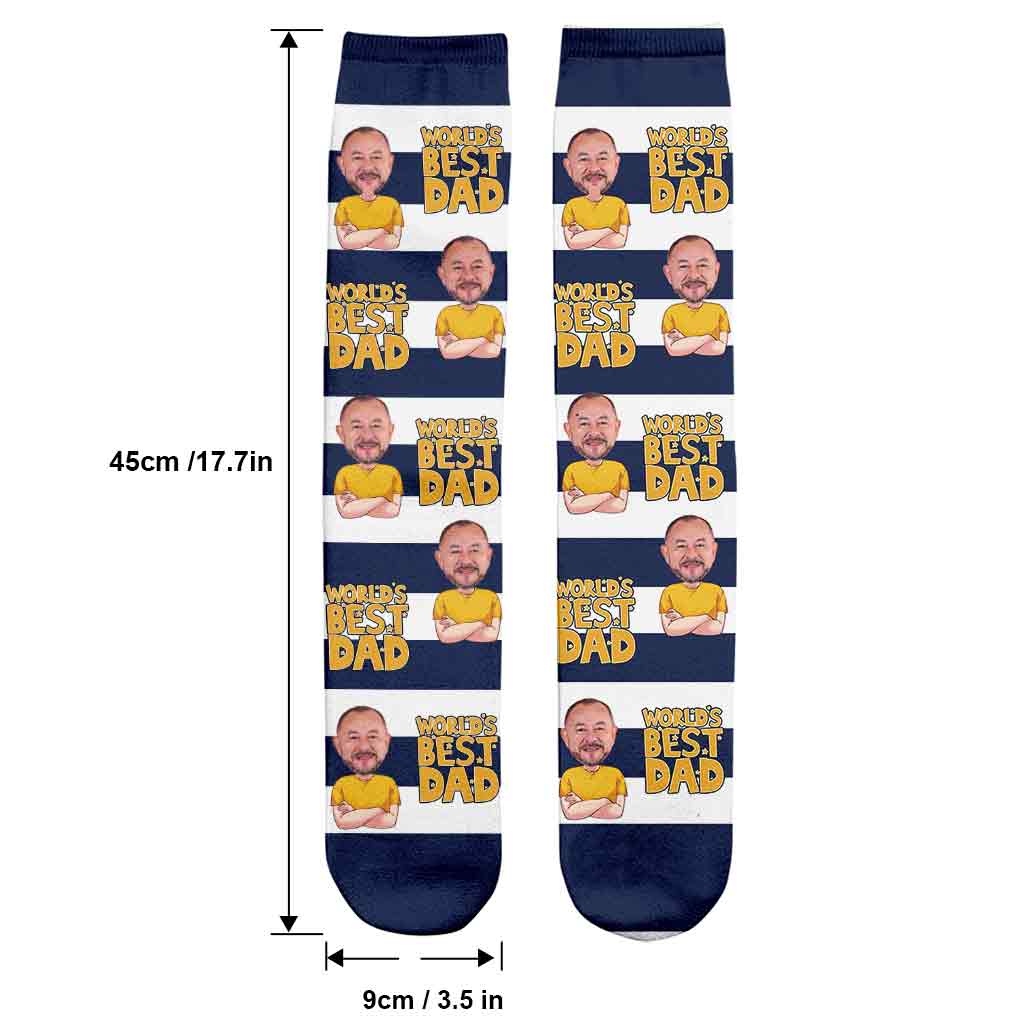 World's Best Dad - Personalized Father's Day Father Socks