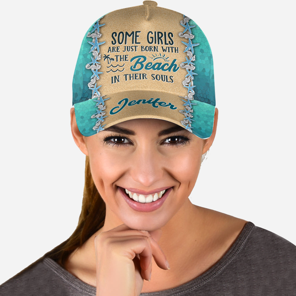 Some Girls Are Just Born - Personalized Sea Lover Classic Cap