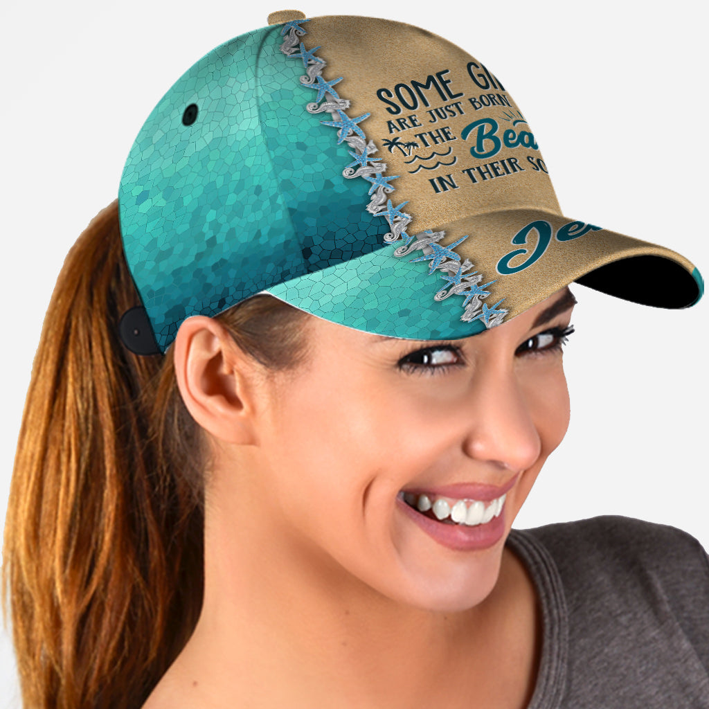 Some Girls Are Just Born - Personalized Sea Lover Classic Cap