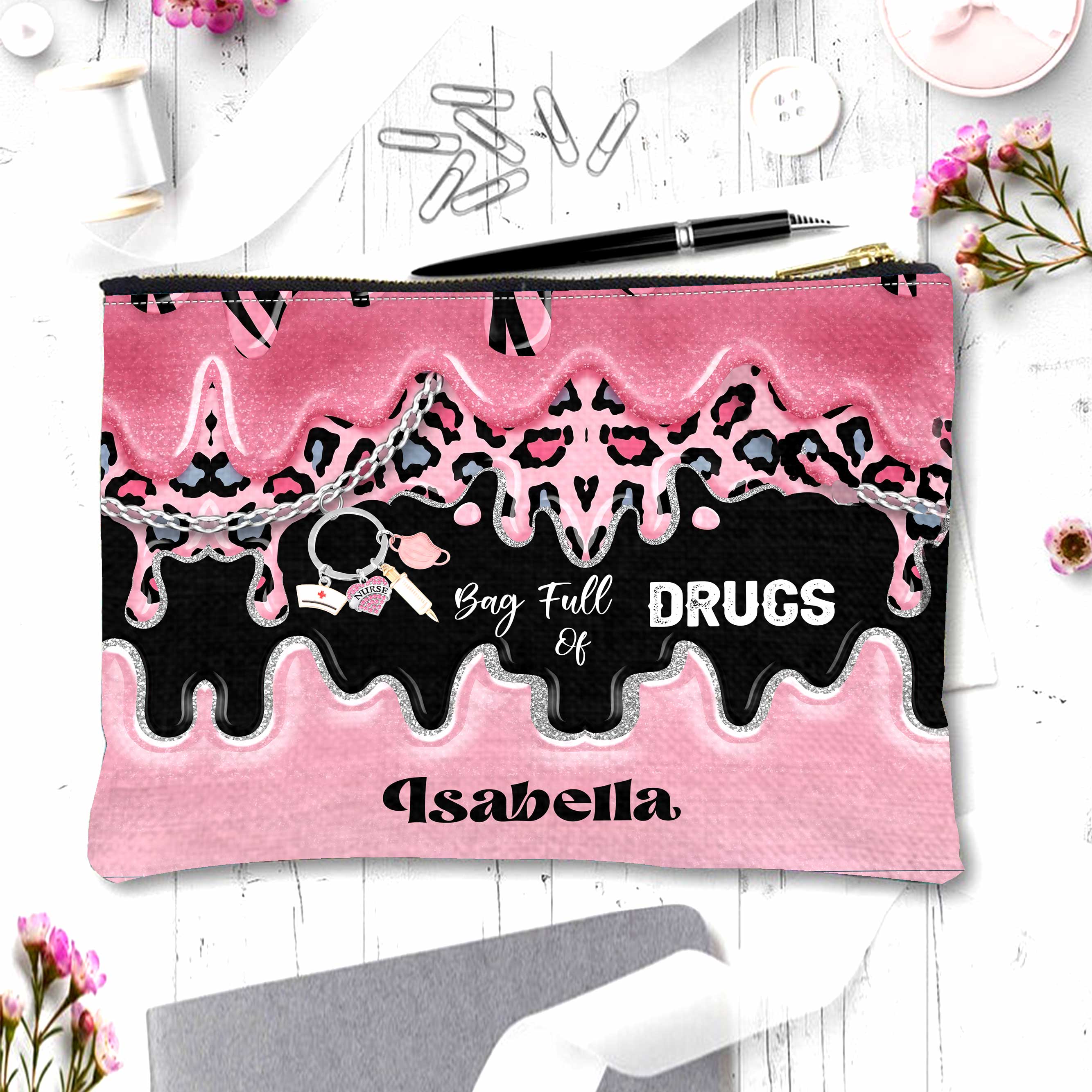 Bag Full Of - Personalized Nurse Pouch