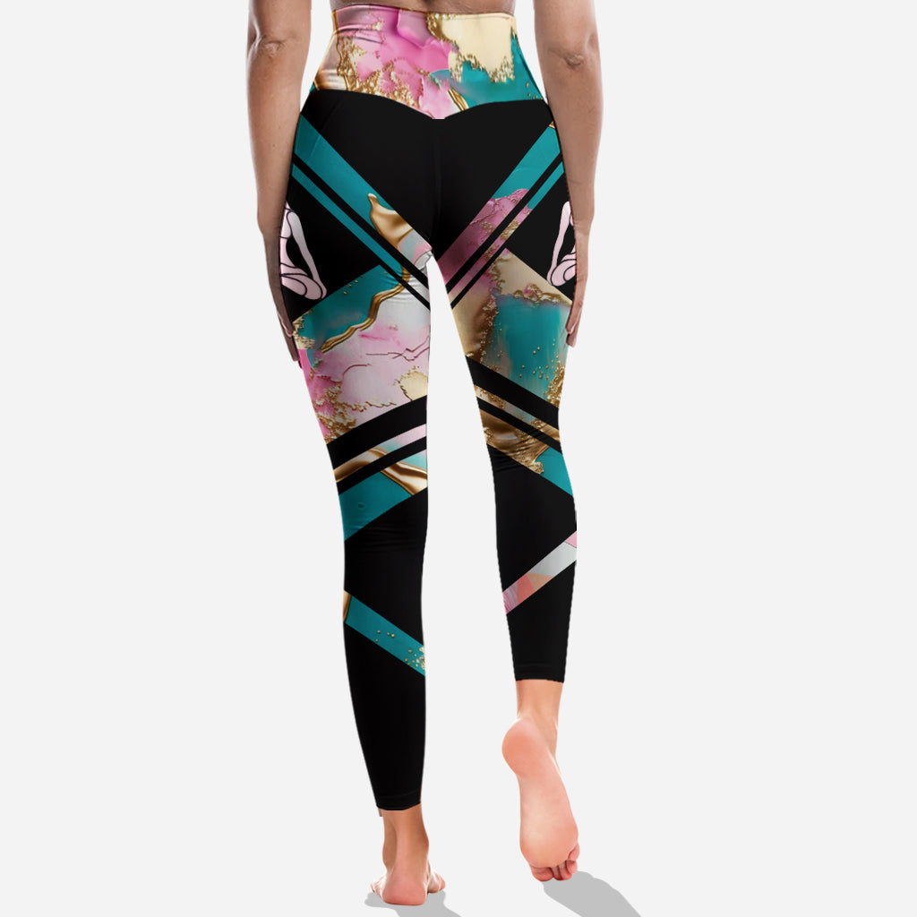 Meditation 7 Chakras - Personalized Yoga Leggings