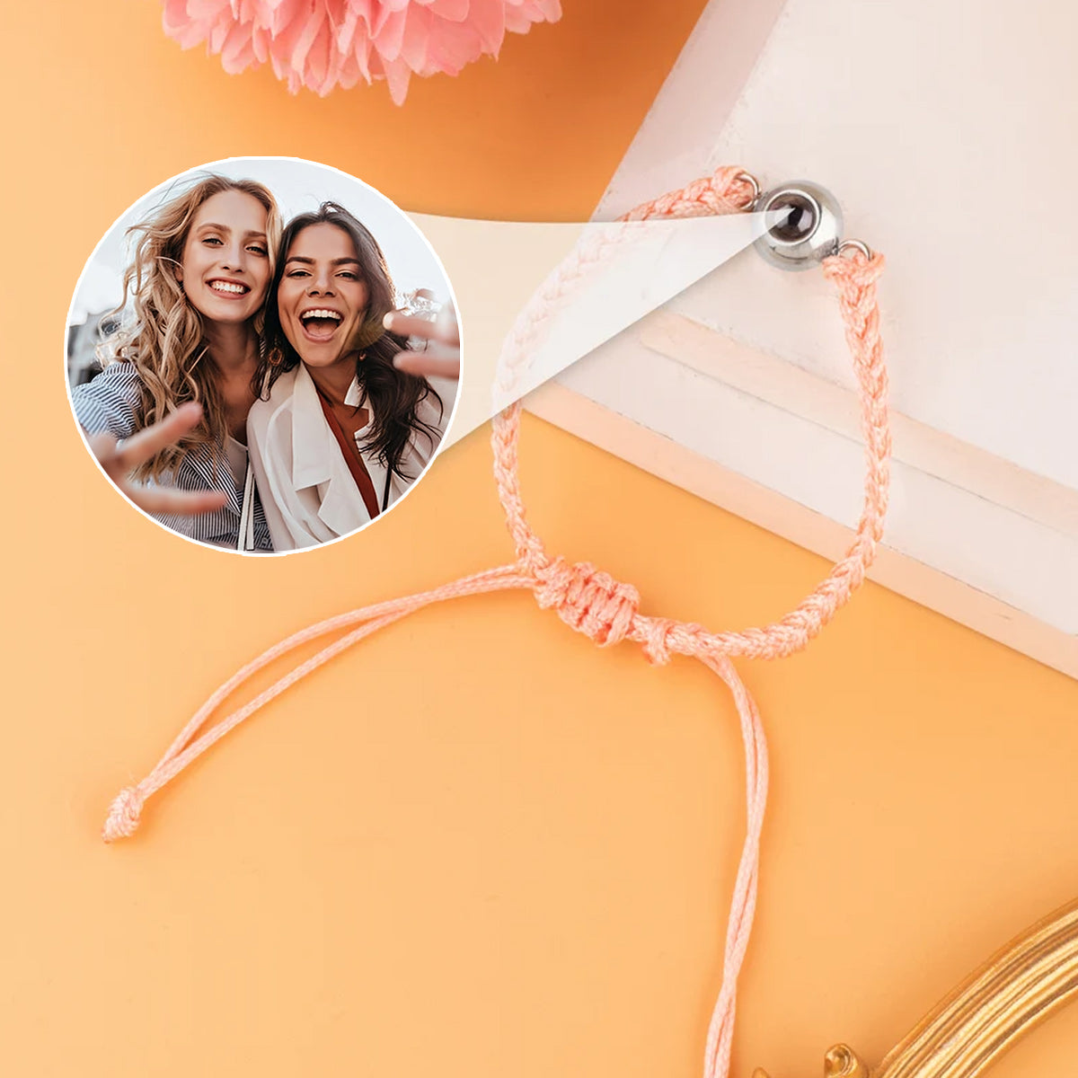 Bestie Forever - Gift for friend - Personalized Projection Bracelet