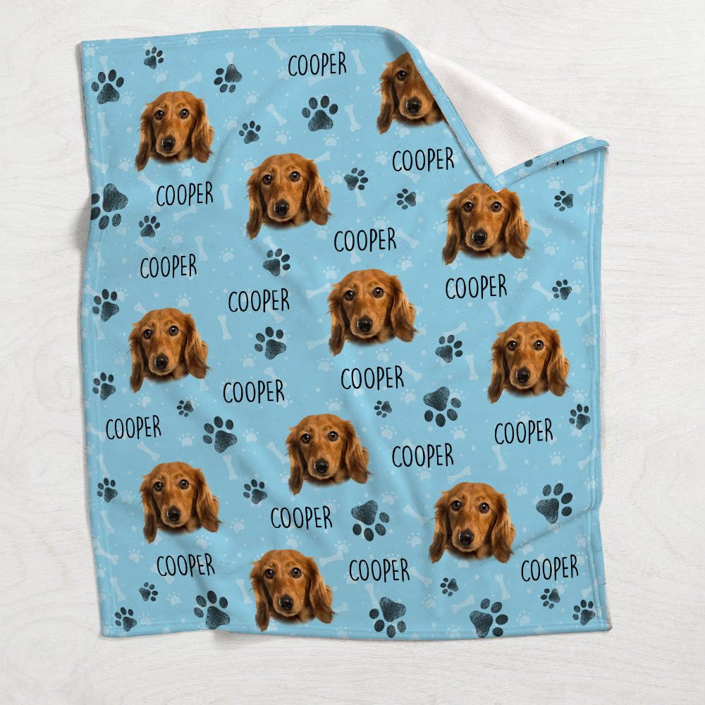 Colorful Pattern - Personalized Dog Blanket