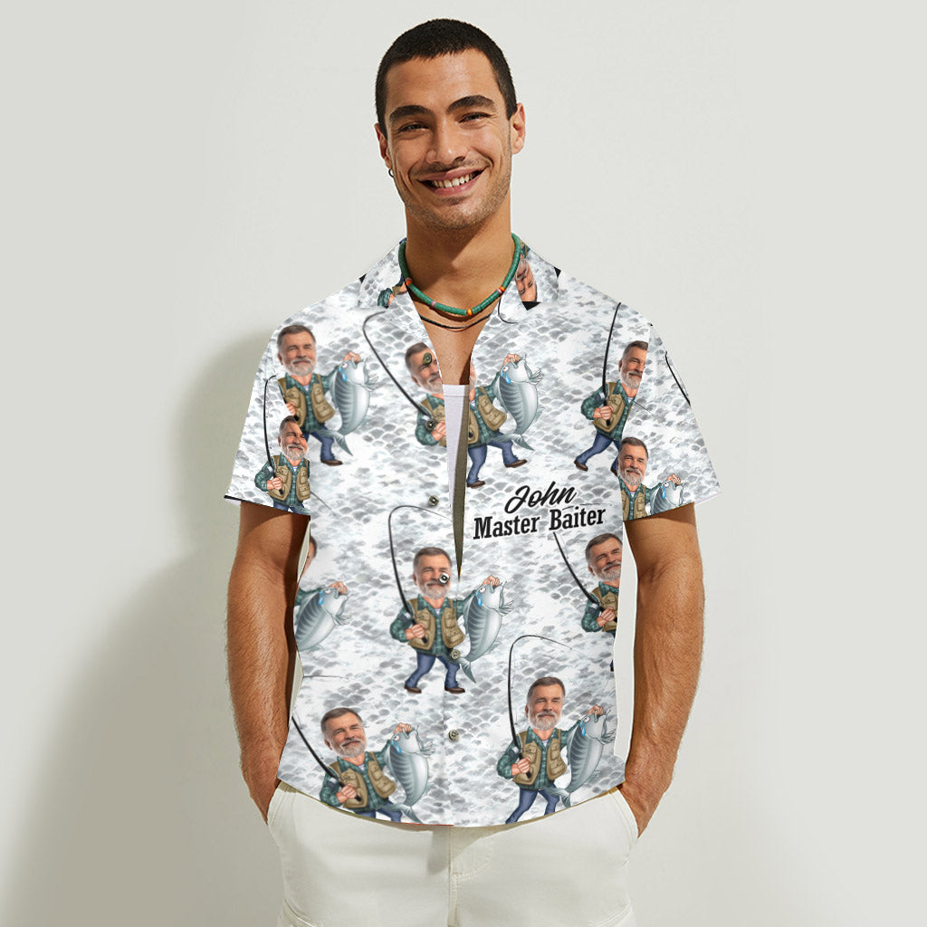 Discover Master Baiter Personalized Custom Fishing Lover Hawaiian Shirt