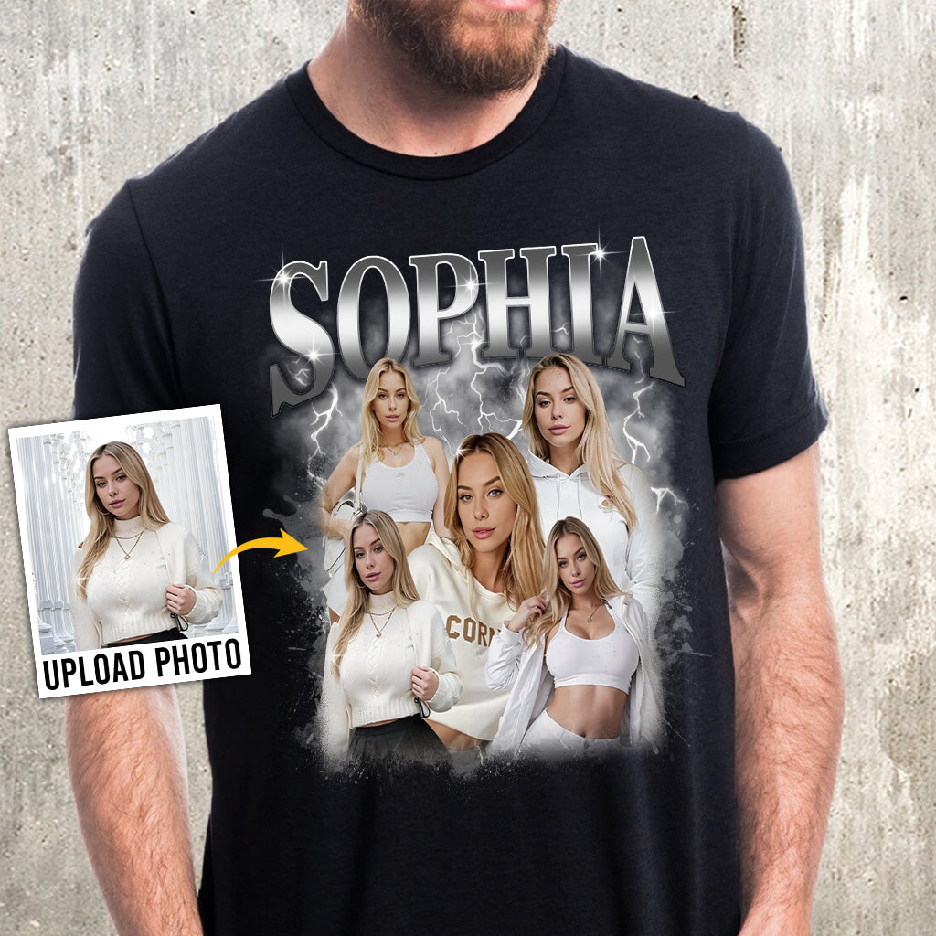 Discover Custom Bootleg Rap Tee - gift for husband, wife, boyfriend, girlfriend - Personalized T-shirt And Hoodie