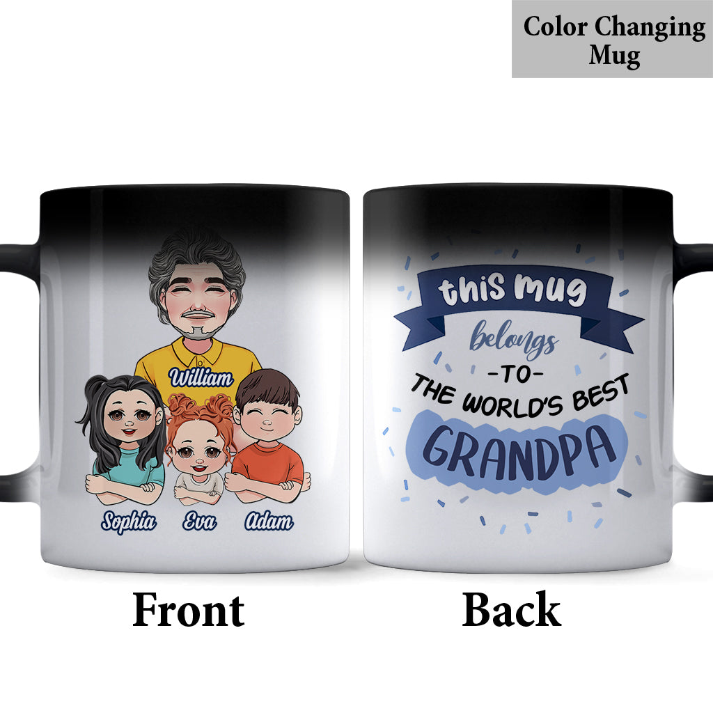 Grandad Gift Best Grandpa Ever Mug Personalized Grandpa Mug