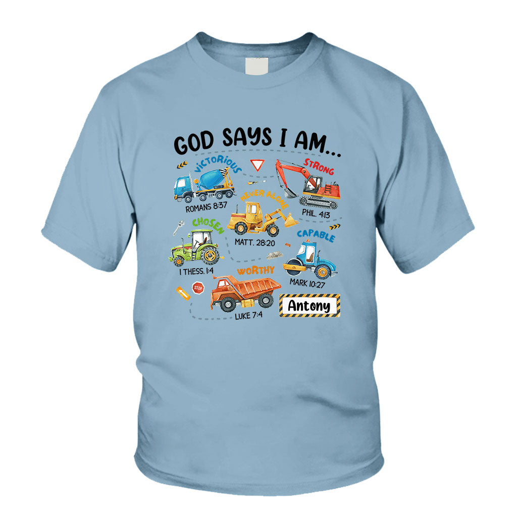 God Say I Am - Personalized Kid T-Shirt