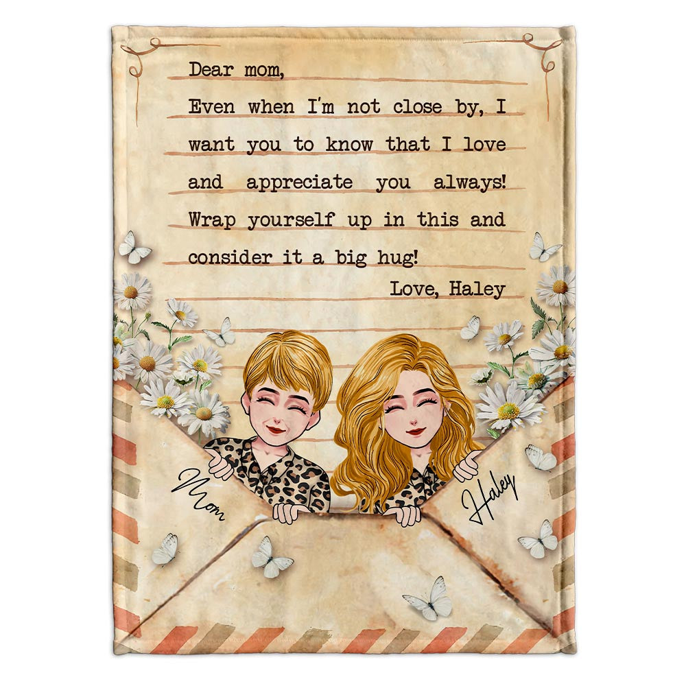 Dear Mom - Personalized Mother's Day Mother Blanket