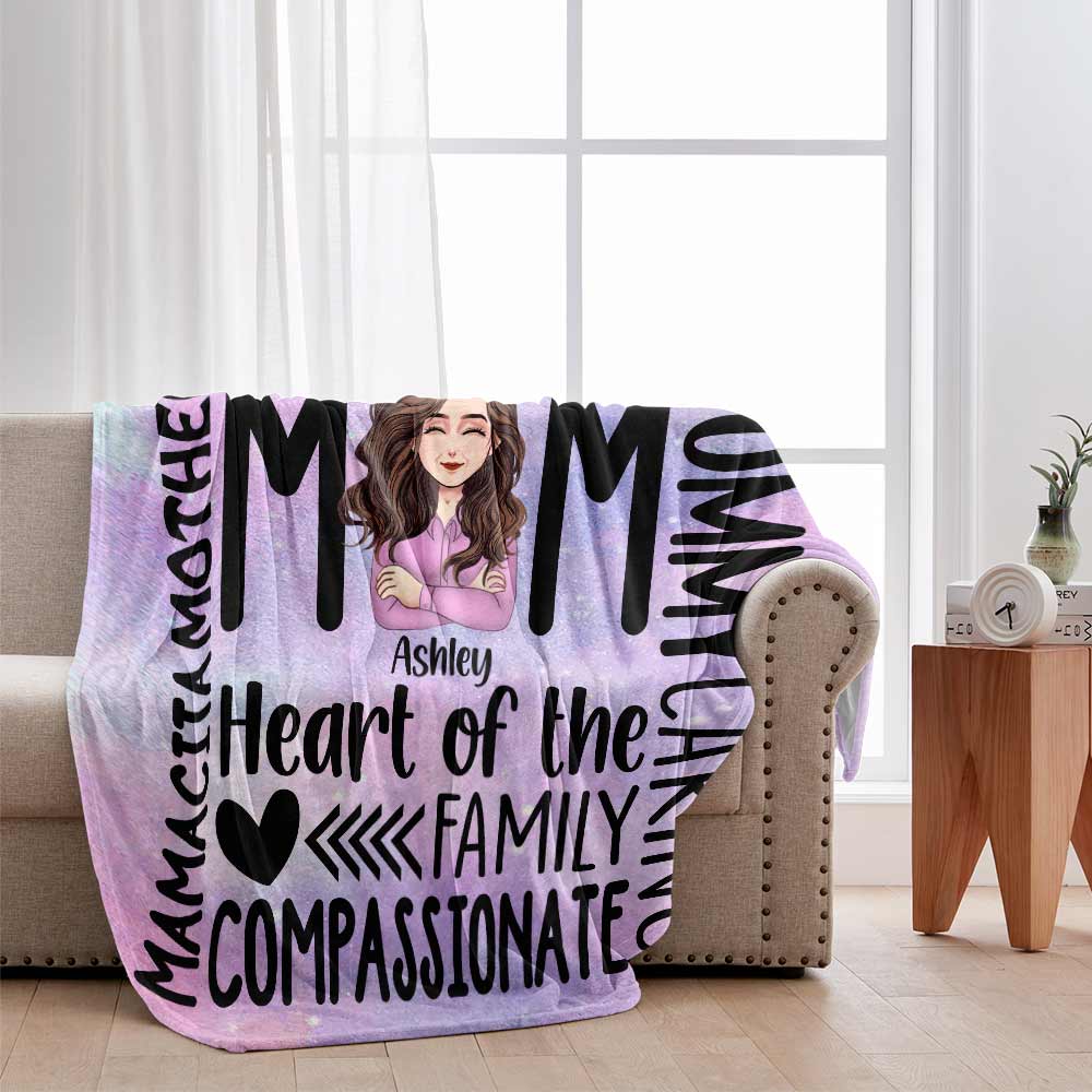 Mom - Personalized Mother's Day Mother Blanket