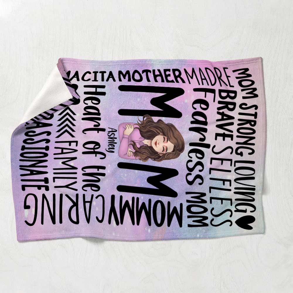 Mom - Personalized Mother's Day Mother Blanket