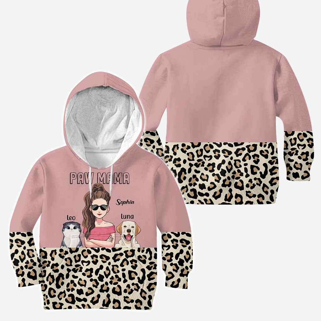 Cat Dog Mom - Personalized Mother's Day Mother Hoodie and Leggings