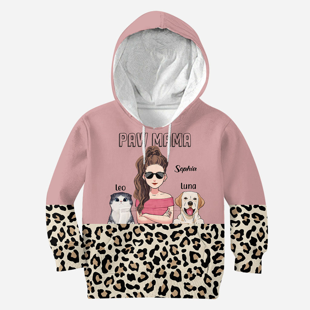 Cat Dog Mom - Personalized Mother's Day Mother Hoodie and Leggings