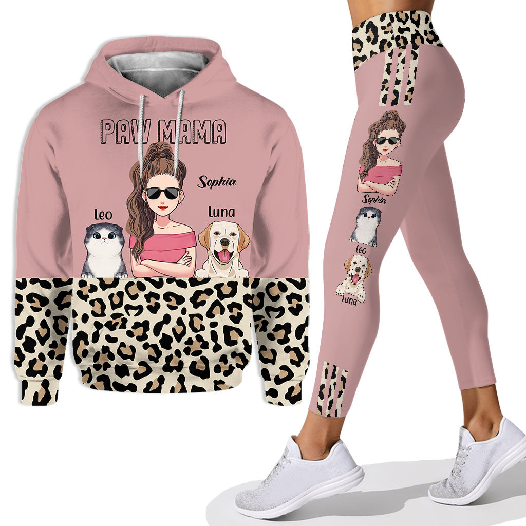 Cat Dog Mom - Personalized Mother's Day Mother Hoodie and Leggings