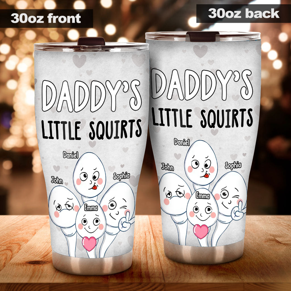 Dad's Little Squirts - Personalized Father Tumbler