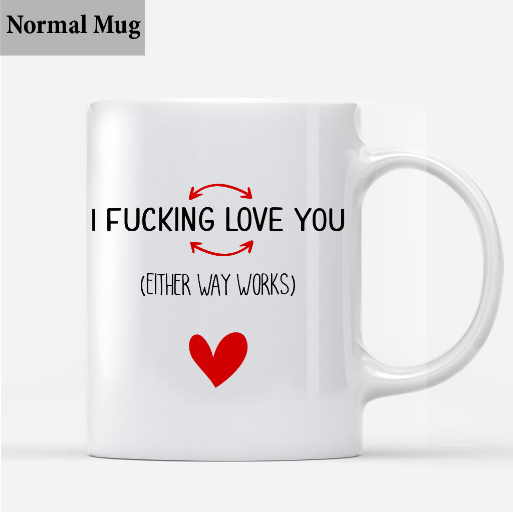 I Love You - Personalized Couple Mug