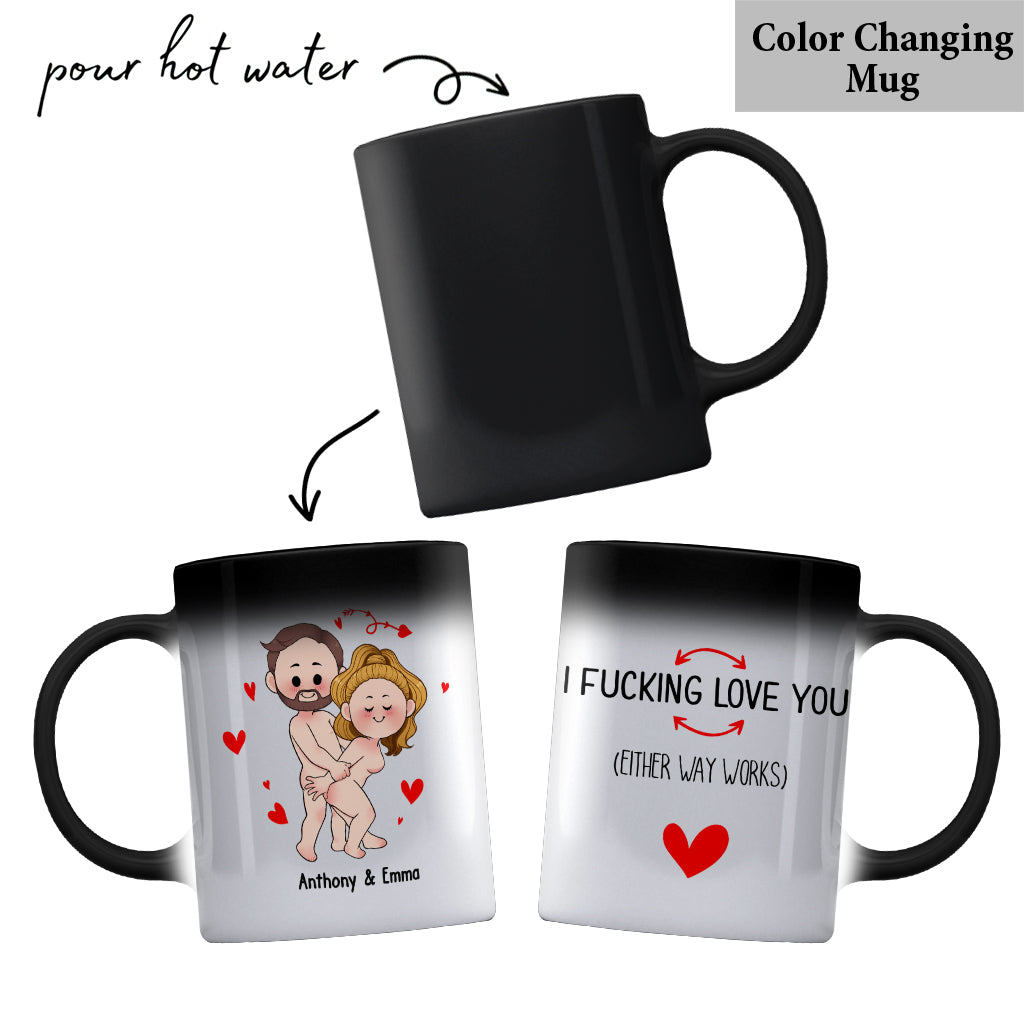 I Love You - Personalized Couple Mug