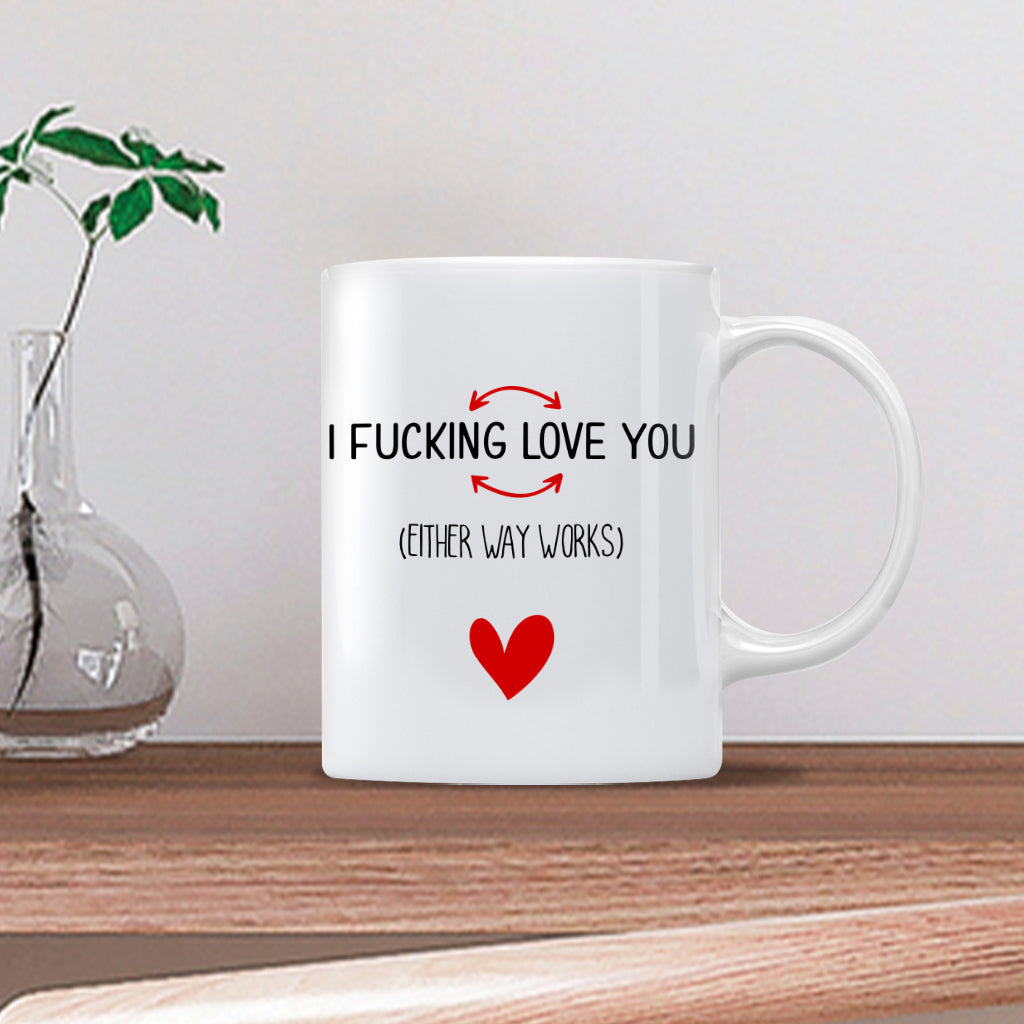 I Love You - Personalized Couple Mug