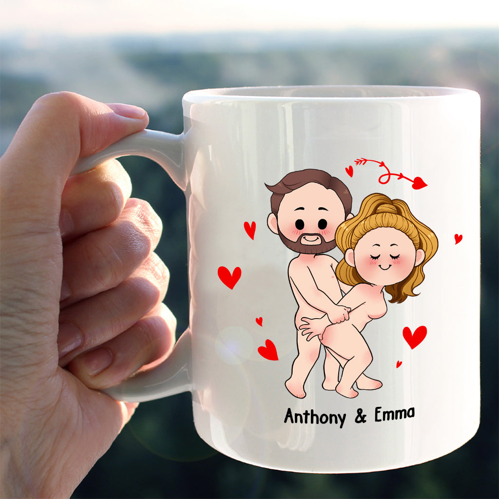 I Just Want You To Be Happy - Couple gift for husband, wife, boyfriend, girlfriend - Personalized Mug