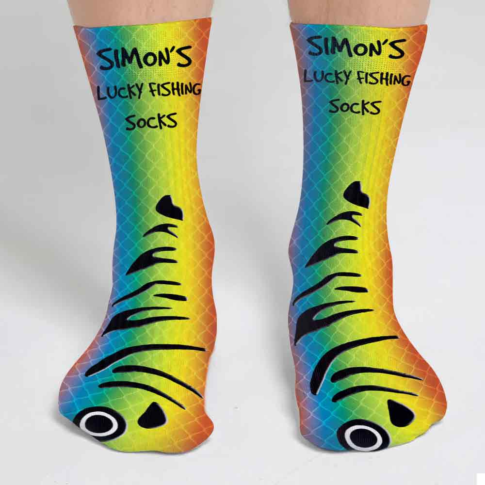 Fishing Lure - Personalized Fishing Socks