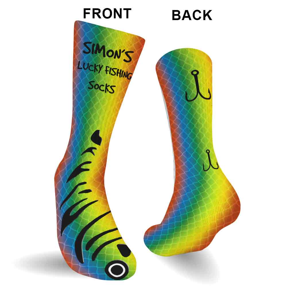 Fishing Lure - Personalized Fishing Socks