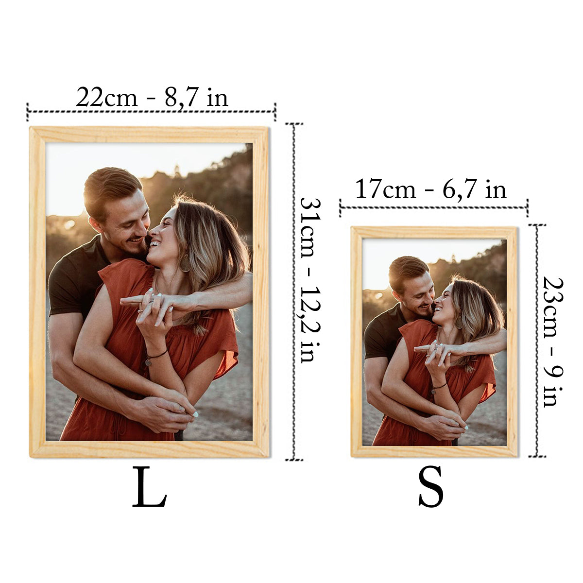 Custom Light Photo Frame - Personalized Couple Light Photo Frame