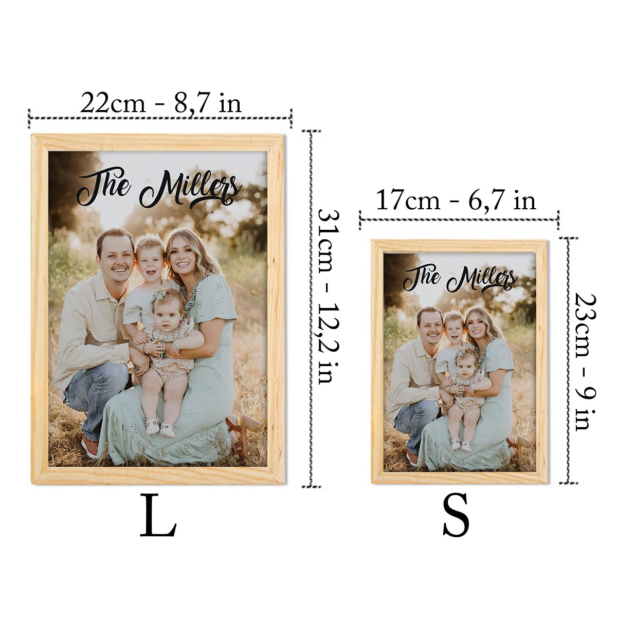 Love Family - Personalized Family Light Photo Frame