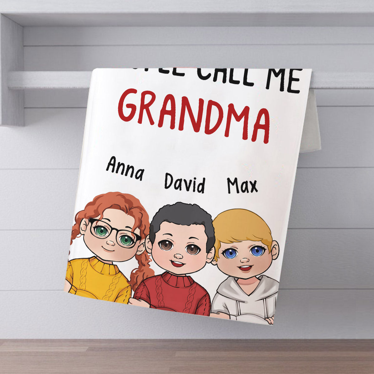 My Favorite People Call Me Grandma - Personalized Grandma Towel