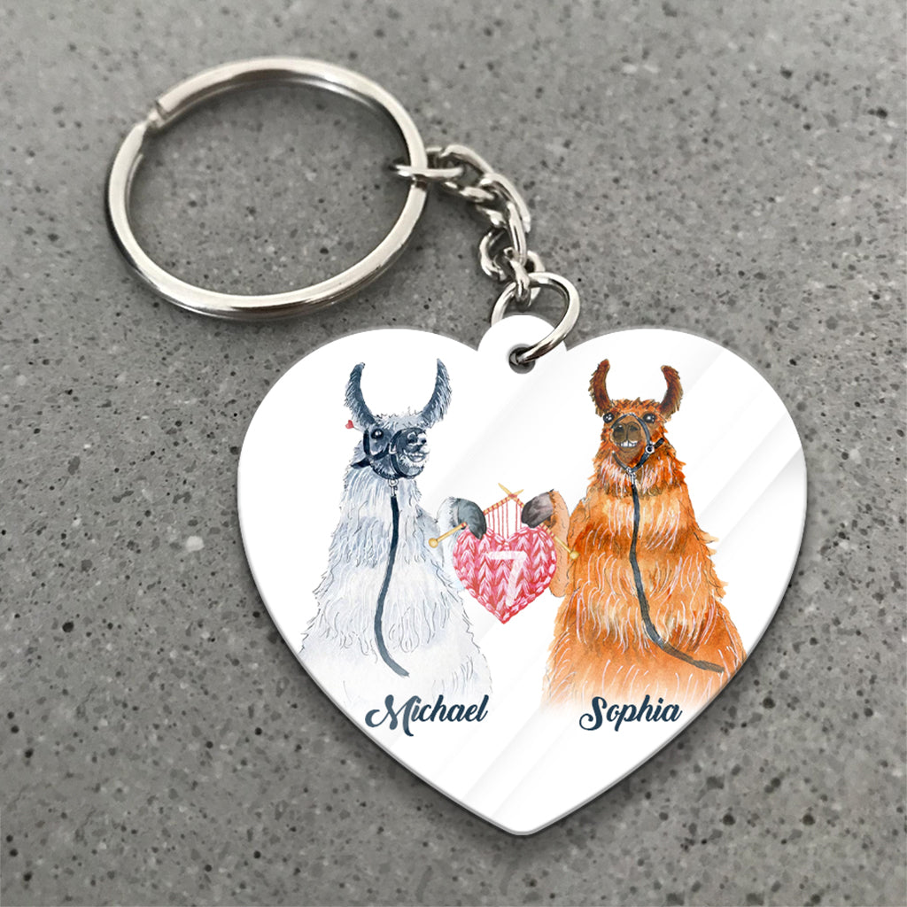 I Wool Always Love You - Personalized Husband And Wife Keychain