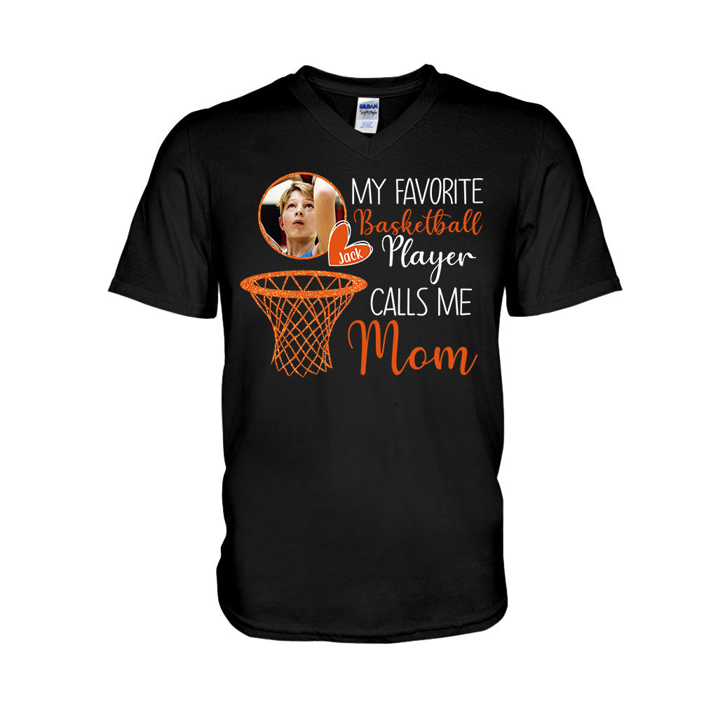 My Basketball Player Calls Me Mom Grandma - Personalized Basketball T-shirt And Hoodie