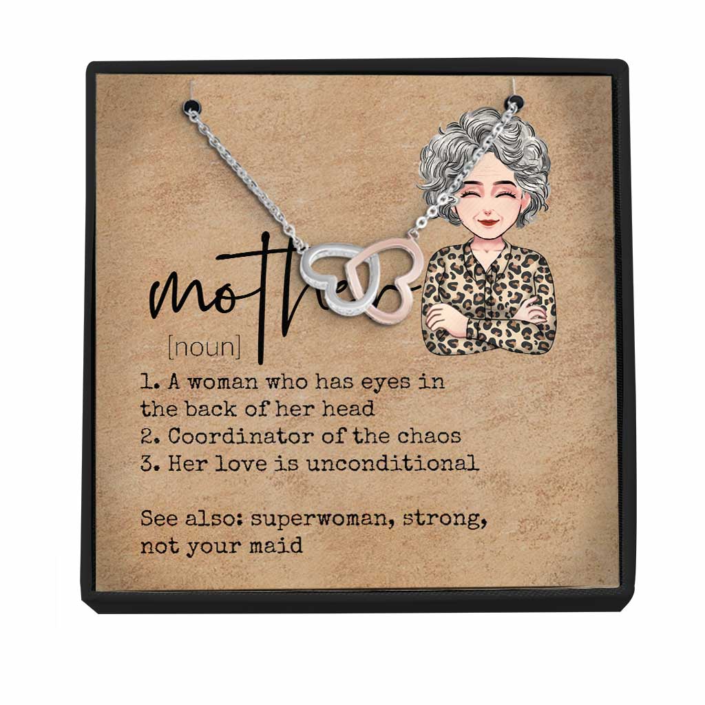 Mom’s Definition - Personalized Mother's Day Mother Necklace