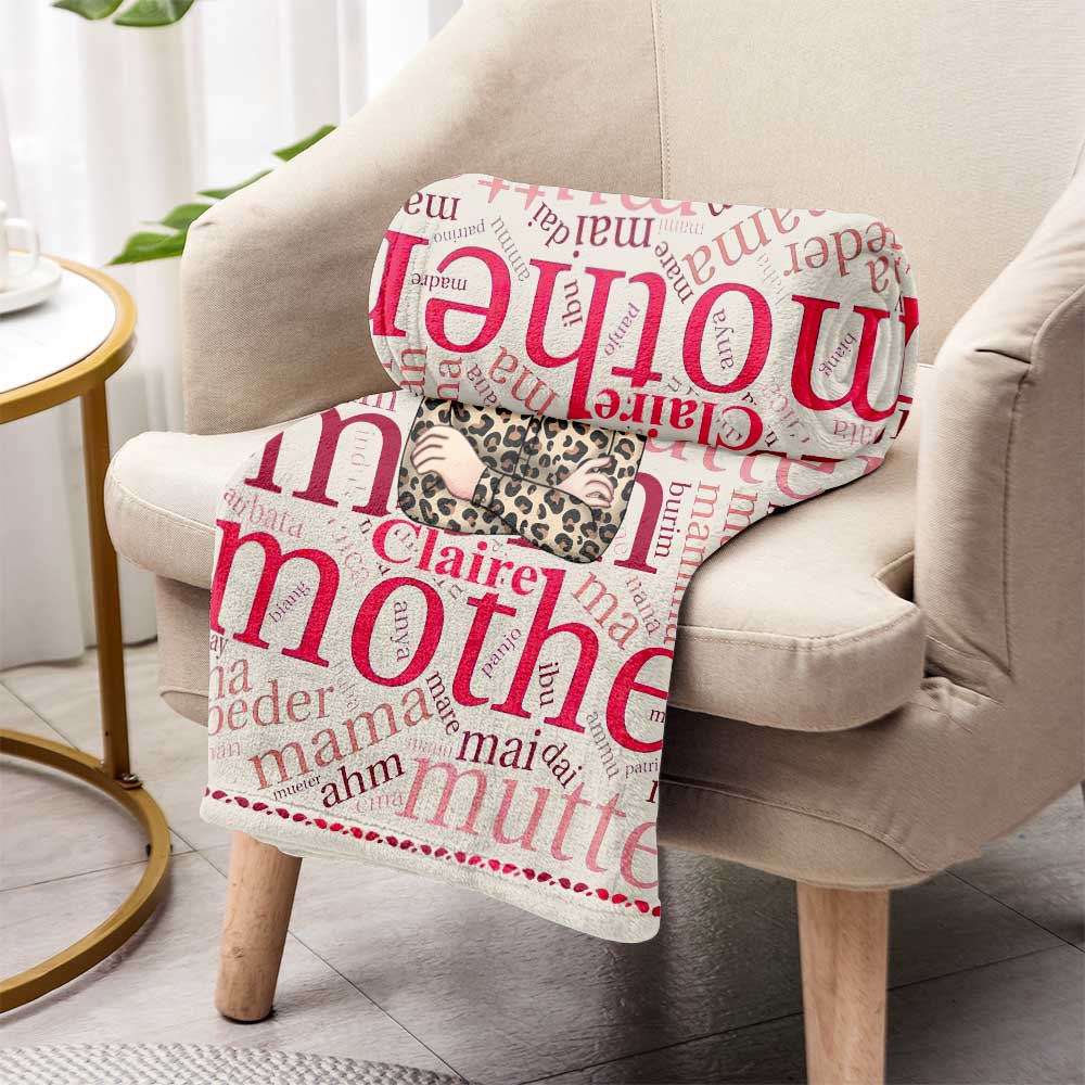 Mom Puzzle Piece Picture Pillow, Mother's Day Pillows, Mom's