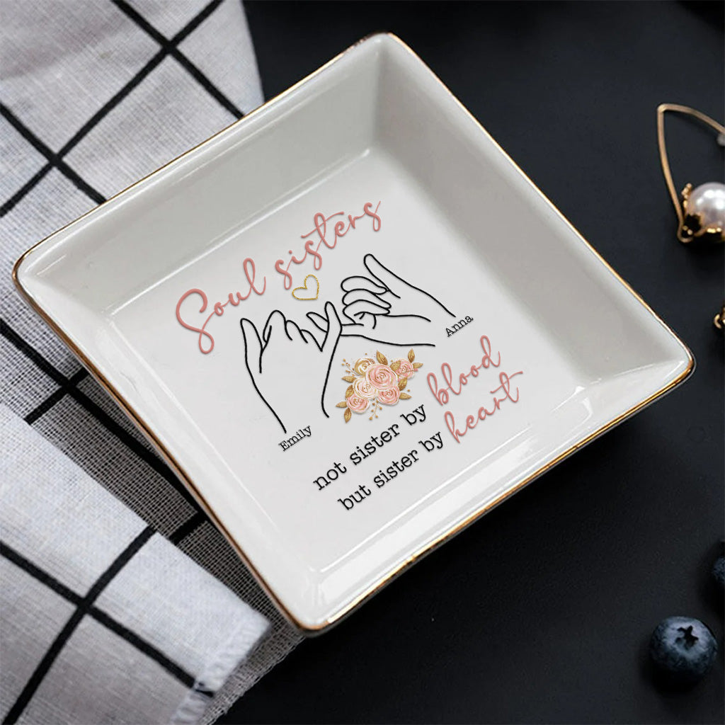 Soul Sisters Pinky Promise - Personalized Bestie Jewelry Dish