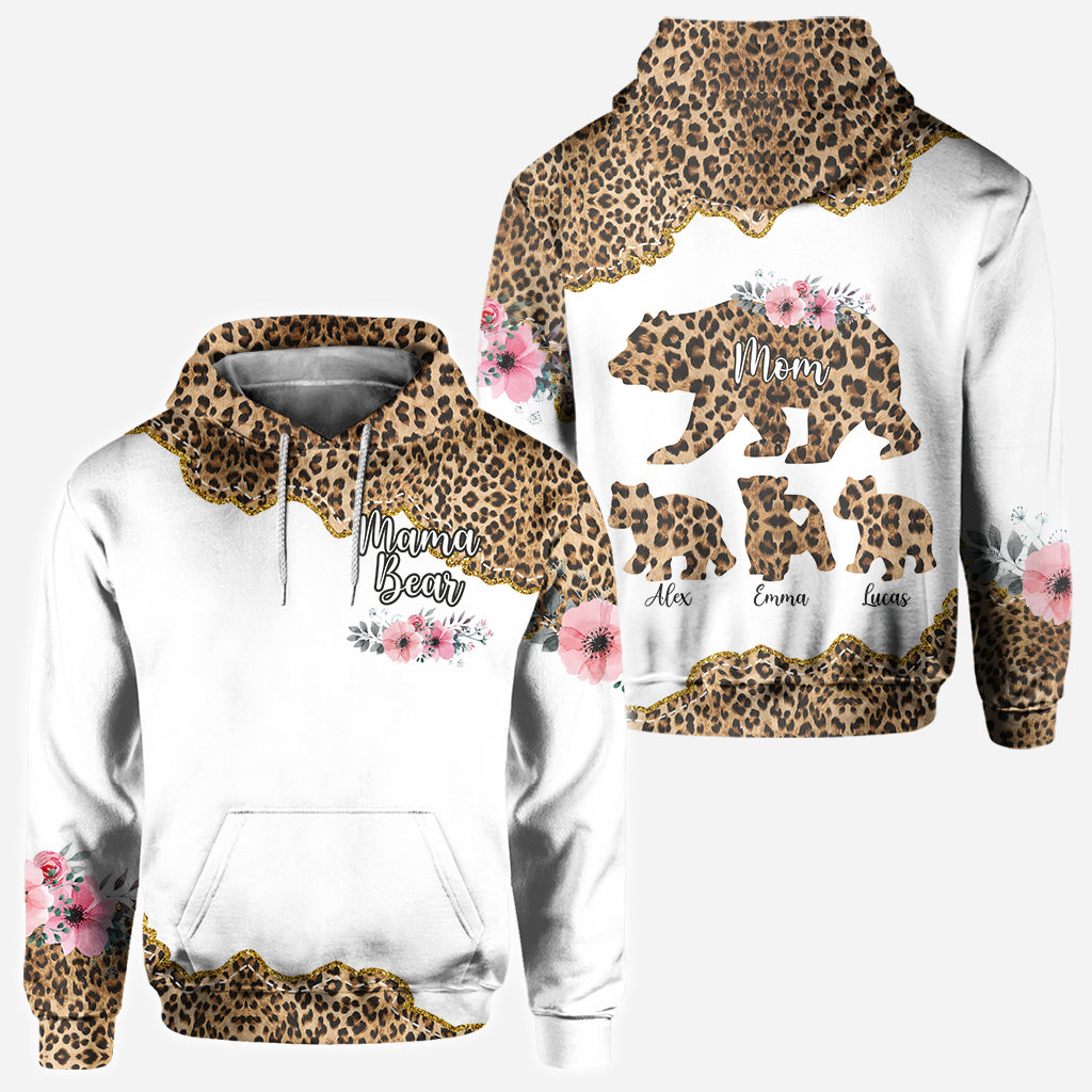 Discover Mama Bear - Personalized Mother All Over 3D Hoodie