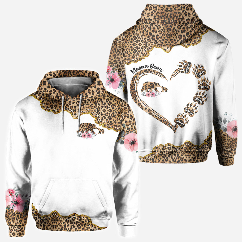 Discover Mama Bear - Personalized Mother All Over 3D Hoodie