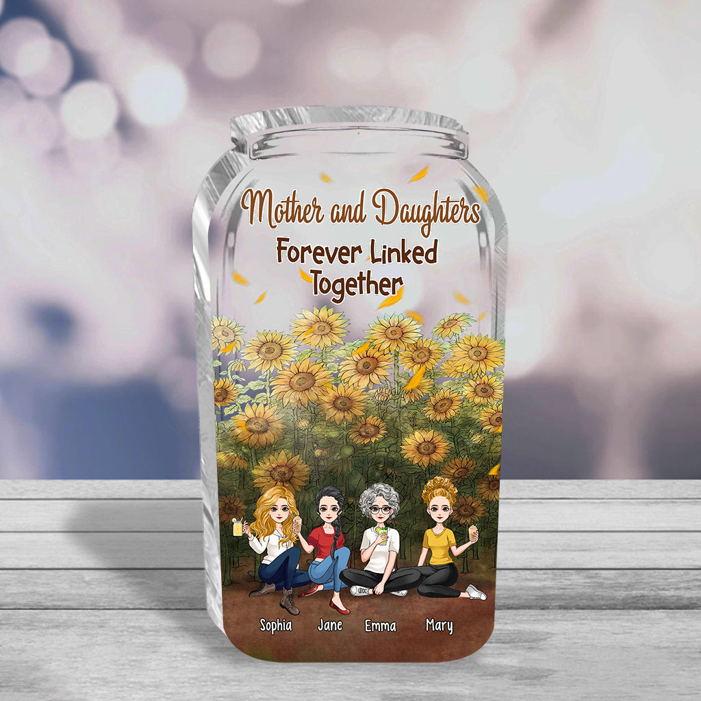 Mother and Daughters - Personalized Mother's Day Grandma Custom Shaped Acrylic Plaque