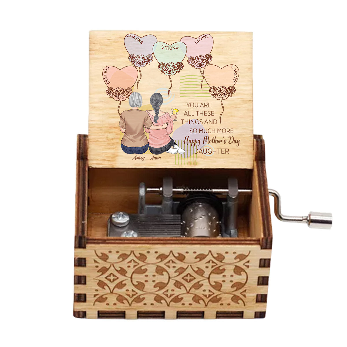 You Are All The Things - Personalized Daughter Hand Crank Music Box