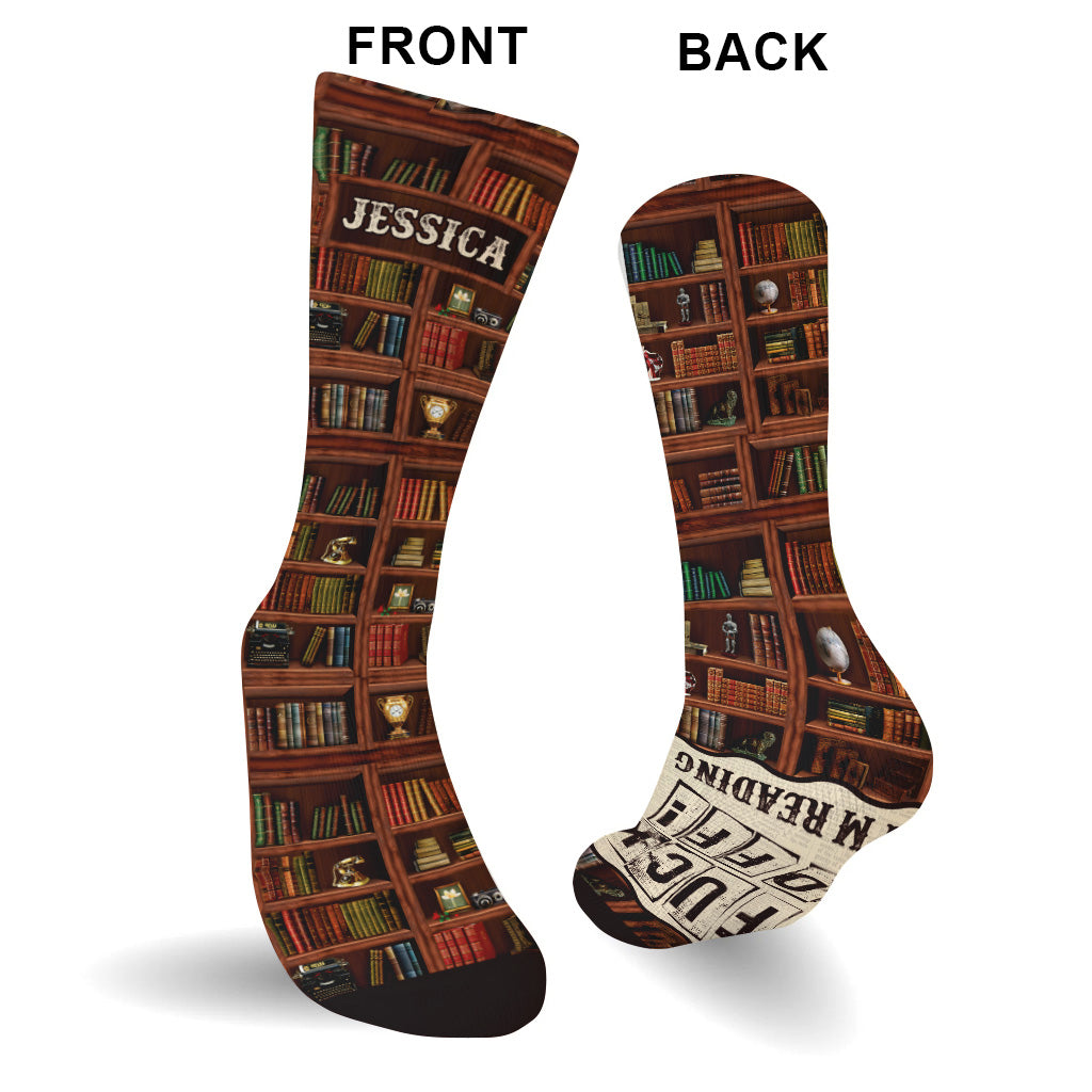 If You Can Read This - Personalized Book Socks