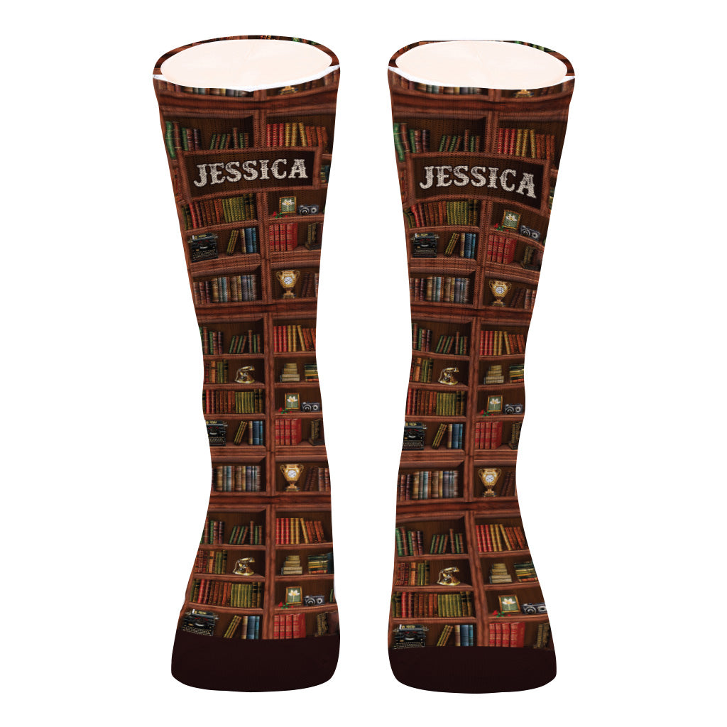 If You Can Read This - Personalized Book Socks