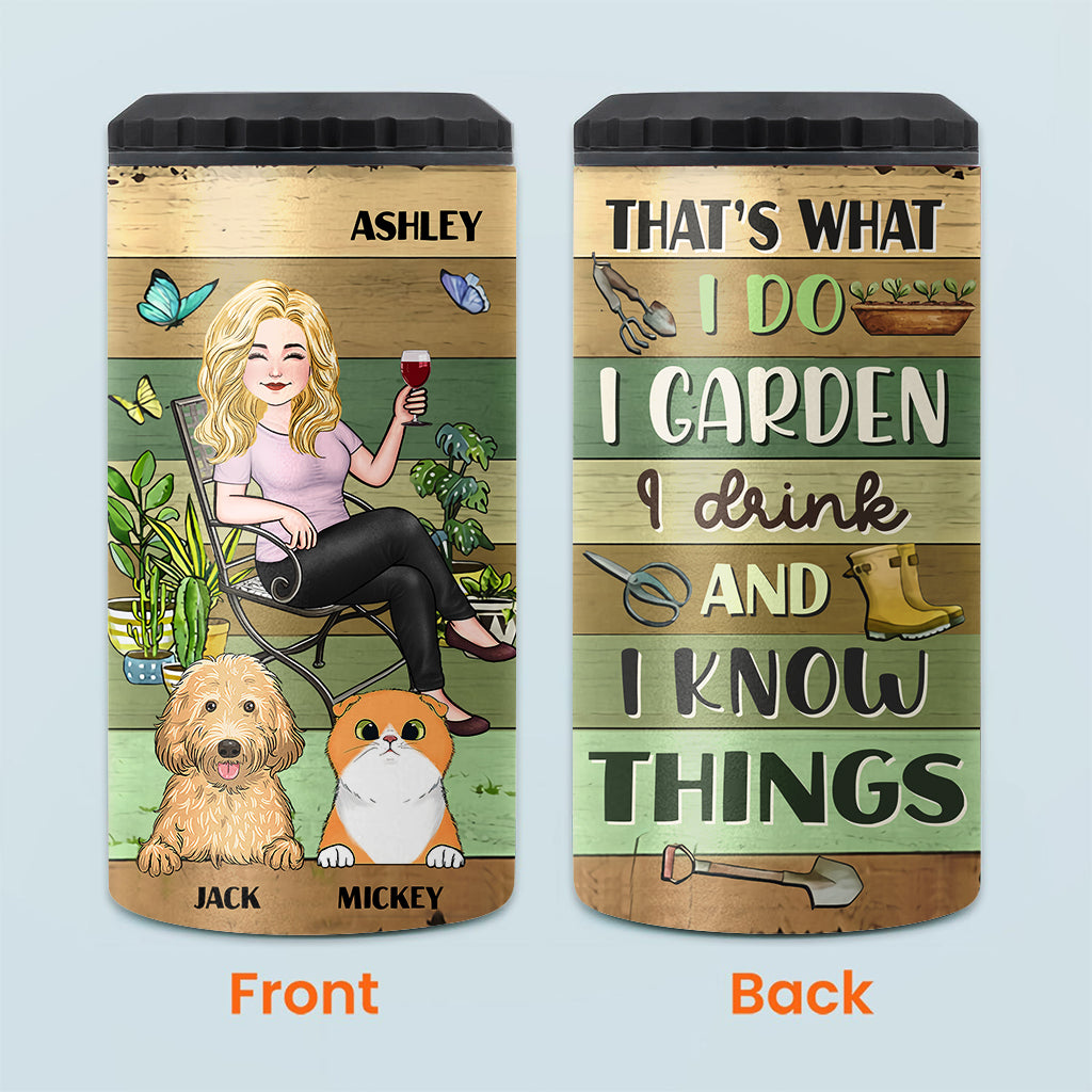 That's What I Do - Personalized Gardening Can Cooler