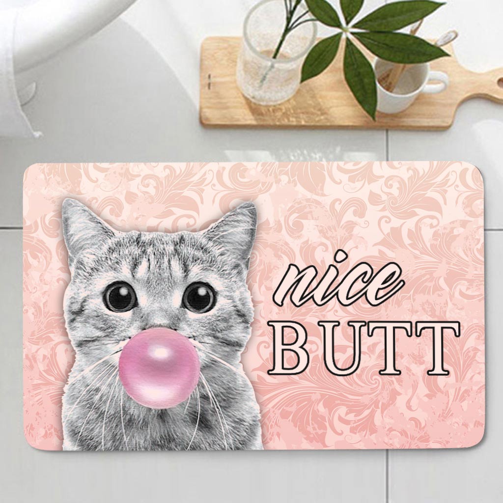 Nice Butt - Cat 3 Pieces Bathroom Mats Set