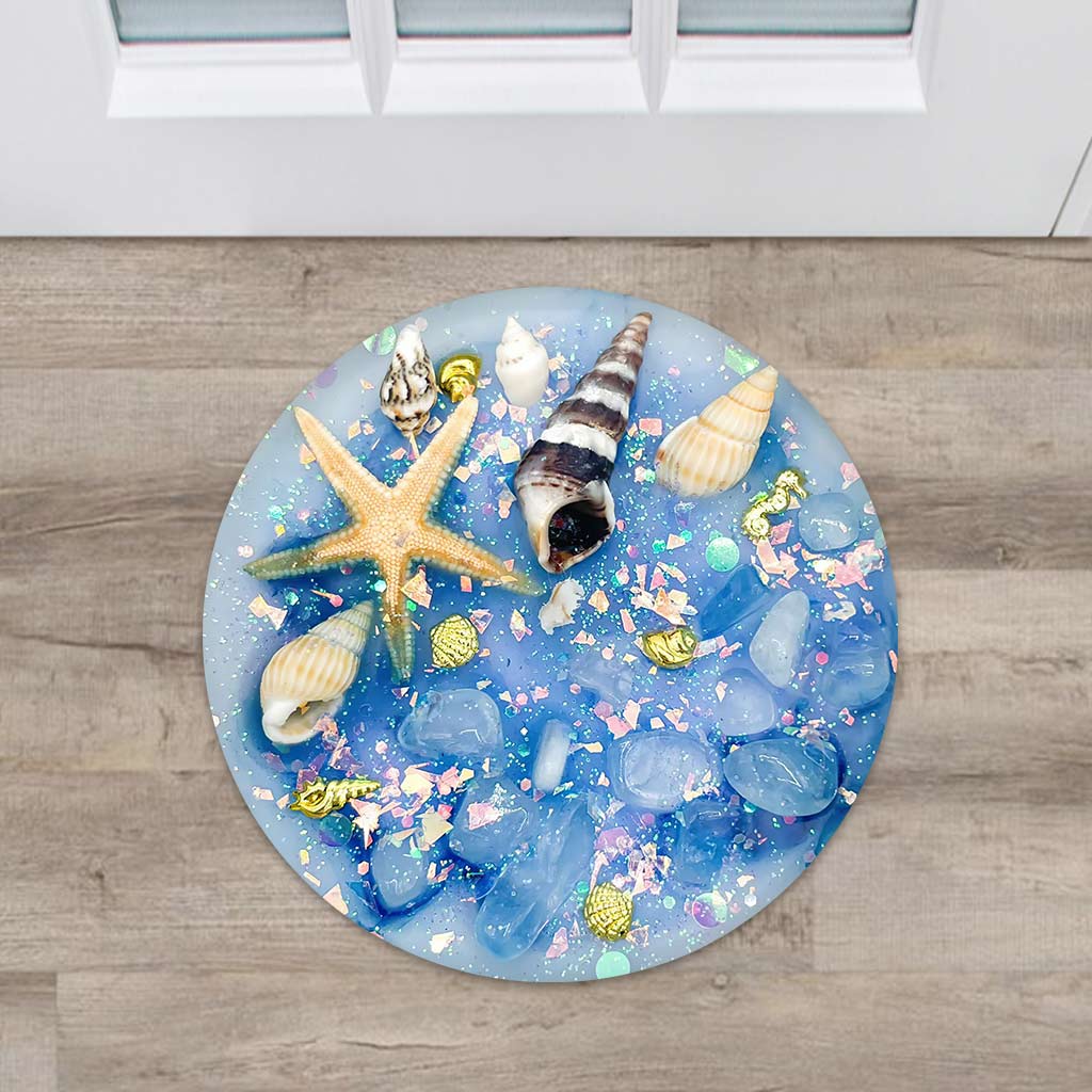 Discover Beach Soul - Sea Lover Shaped Doormat With 3D Pattern Print